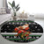 Santa Claus Fishing Christmas Round Carpet Xmas Holiday Patterns - Wonder Print Shop
