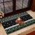 Santa Claus Fishing Christmas Rubber Doormat Xmas Holiday Patterns - Wonder Print Shop