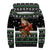Santa Claus Fishing Christmas Sherpa Hoodie Xmas Holiday Patterns - Wonder Print Shop
