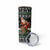 Santa Claus Fishing Christmas Skinny Tumbler Xmas Holiday Patterns - Wonder Print Shop