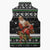 Santa Claus Fishing Christmas Sleeveless Puffer Jacket Xmas Holiday Patterns - Wonder Print Shop