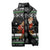 Santa Claus Fishing Christmas Sleeveless Puffer Jacket Xmas Holiday Patterns - Wonder Print Shop