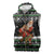 Santa Claus Fishing Christmas Sleeveless Zip Hoodie Xmas Holiday Patterns - Wonder Print Shop