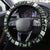 Santa Claus Fishing Christmas Steering Wheel Cover Xmas Holiday Patterns - Wonder Print Shop