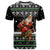 Santa Claus Fishing Christmas T Shirt Xmas Holiday Patterns - Wonder Print Shop