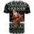 Santa Claus Fishing Christmas T Shirt Xmas Holiday Patterns - Wonder Print Shop