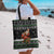 Santa Claus Fishing Christmas Tote Bag Xmas Holiday Patterns - Wonder Print Shop