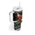 Santa Claus Fishing Christmas Tumbler With Handle Xmas Holiday Patterns - Wonder Print Shop