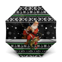 Santa Claus Fishing Christmas Umbrella Xmas Holiday Patterns - Wonder Print Shop