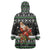 Santa Claus Fishing Christmas Wearable Blanket Hoodie Xmas Holiday Patterns - Wonder Print Shop