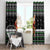 Santa Claus Fishing Christmas Window Curtain Xmas Holiday Patterns - Wonder Print Shop