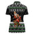 Santa Claus Fishing Christmas Women Polo Shirt Xmas Holiday Patterns - Wonder Print Shop