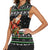 Santa Claus Fishing Christmas Women Sleeveless Polo Shirt Xmas Holiday Patterns - Wonder Print Shop
