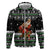 Santa Claus Fishing Christmas Zip Hoodie Xmas Holiday Patterns - Wonder Print Shop