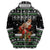 Santa Claus Fishing Christmas Zip Hoodie Xmas Holiday Patterns - Wonder Print Shop