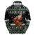 Santa Claus Fishing Christmas Zip Hoodie Xmas Holiday Patterns - Wonder Print Shop