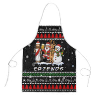 Santa Claus Jesus Friend of Christmas Apron Xmas Holiday Patterns - Wonder Print Shop
