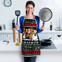 Santa Claus Jesus Friend of Christmas Apron Xmas Holiday Patterns - Wonder Print Shop