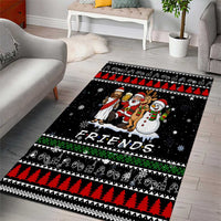 Santa Claus Jesus Friend of Christmas Area Rug Xmas Holiday Patterns - Wonder Print Shop