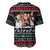 Santa Claus Jesus Friend of Christmas Baseball Jersey Xmas Holiday Patterns - Wonder Print Shop