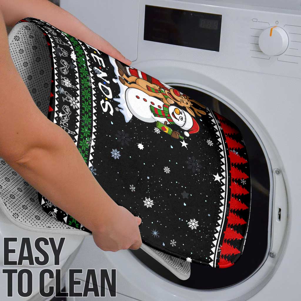 Santa Claus Jesus Friend of Christmas Bathroom Set Xmas Holiday Patterns - Wonder Print Shop