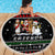 Santa Claus Jesus Friend of Christmas Beach Blanket Xmas Holiday Patterns - Wonder Print Shop