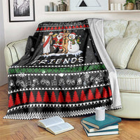 Santa Claus Jesus Friend of Christmas Blanket Xmas Holiday Patterns - Wonder Print Shop
