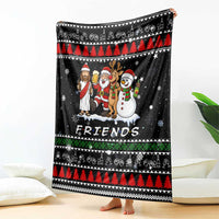 Santa Claus Jesus Friend of Christmas Blanket Xmas Holiday Patterns - Wonder Print Shop