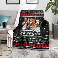 Santa Claus Jesus Friend of Christmas Blanket Xmas Holiday Patterns - Wonder Print Shop