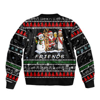 Santa Claus Jesus Friend of Christmas Bomber Jacket Xmas Holiday Patterns - Wonder Print Shop