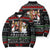 Santa Claus Jesus Friend of Christmas Bomber Puffer Jacket Xmas Holiday Patterns - Wonder Print Shop