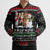 Santa Claus Jesus Friend of Christmas Bomber Puffer Jacket Xmas Holiday Patterns - Wonder Print Shop