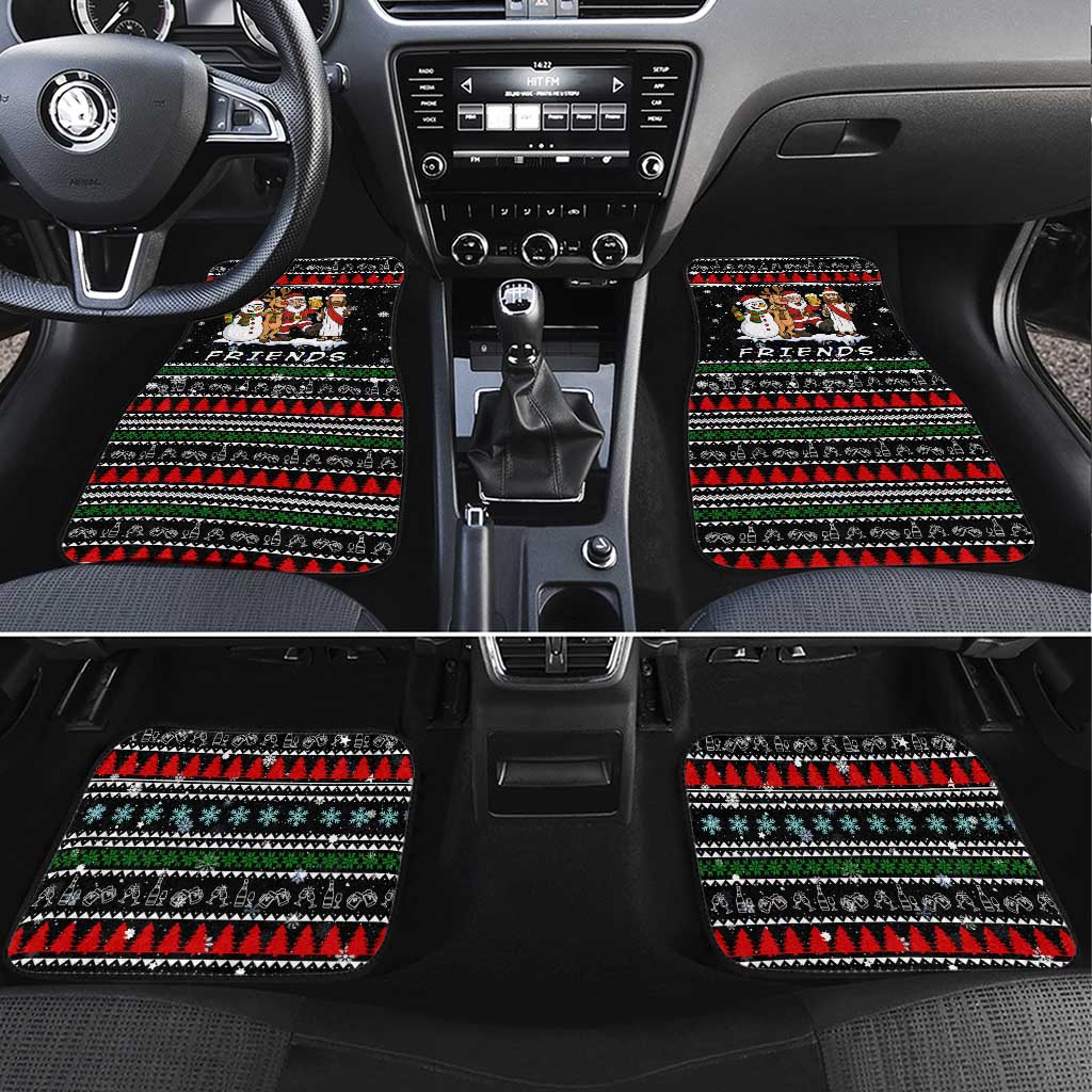 Santa Claus Jesus Friend of Christmas Car Mats Xmas Holiday Patterns - Wonder Print Shop