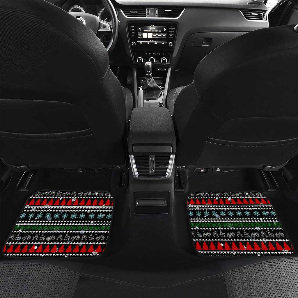 Santa Claus Jesus Friend of Christmas Car Mats Xmas Holiday Patterns - Wonder Print Shop