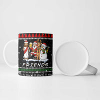 Santa Claus Jesus Friend of Christmas Ceramic Mug Xmas Holiday Patterns - Wonder Print Shop
