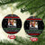 Santa Claus Jesus Friend of Christmas Ceramic Ornament Xmas Holiday Patterns - Wonder Print Shop