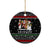 Santa Claus Jesus Friend of Christmas Ceramic Ornament Xmas Holiday Patterns - Wonder Print Shop