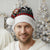 Santa Claus Jesus Friend of Christmas Santa Hat Xmas Holiday Patterns - Wonder Print Shop