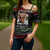 Santa Claus Jesus Friend of Christmas Cross Shoulder Shirt Xmas Holiday Patterns - Wonder Print Shop