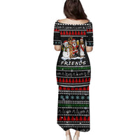 Santa Claus Jesus Friend of Christmas Family Matching Puletasi and Hawaiian Shirt Xmas Holiday Patterns - Wonder Print Shop