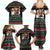 Santa Claus Jesus Friend of Christmas Family Matching Summer Maxi Dress and Hawaiian Shirt Xmas Holiday Patterns - Wonder Print Shop