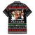 Santa Claus Jesus Friend of Christmas Family Matching Summer Maxi Dress and Hawaiian Shirt Xmas Holiday Patterns - Wonder Print Shop