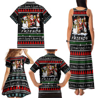 Santa Claus Jesus Friend of Christmas Family Matching Tank Maxi Dress and Hawaiian Shirt Xmas Holiday Patterns - Wonder Print Shop