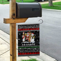 Santa Claus Jesus Friend of Christmas Garden Flag Xmas Holiday Patterns - Wonder Print Shop
