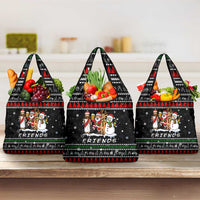 Santa Claus Jesus Friend of Christmas Grocery Bag Xmas Holiday Patterns - Wonder Print Shop