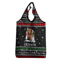 Santa Claus Jesus Friend of Christmas Grocery Bag Xmas Holiday Patterns - Wonder Print Shop