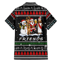 Santa Claus Jesus Friend of Christmas Hawaiian Shirt Xmas Holiday Patterns - Wonder Print Shop