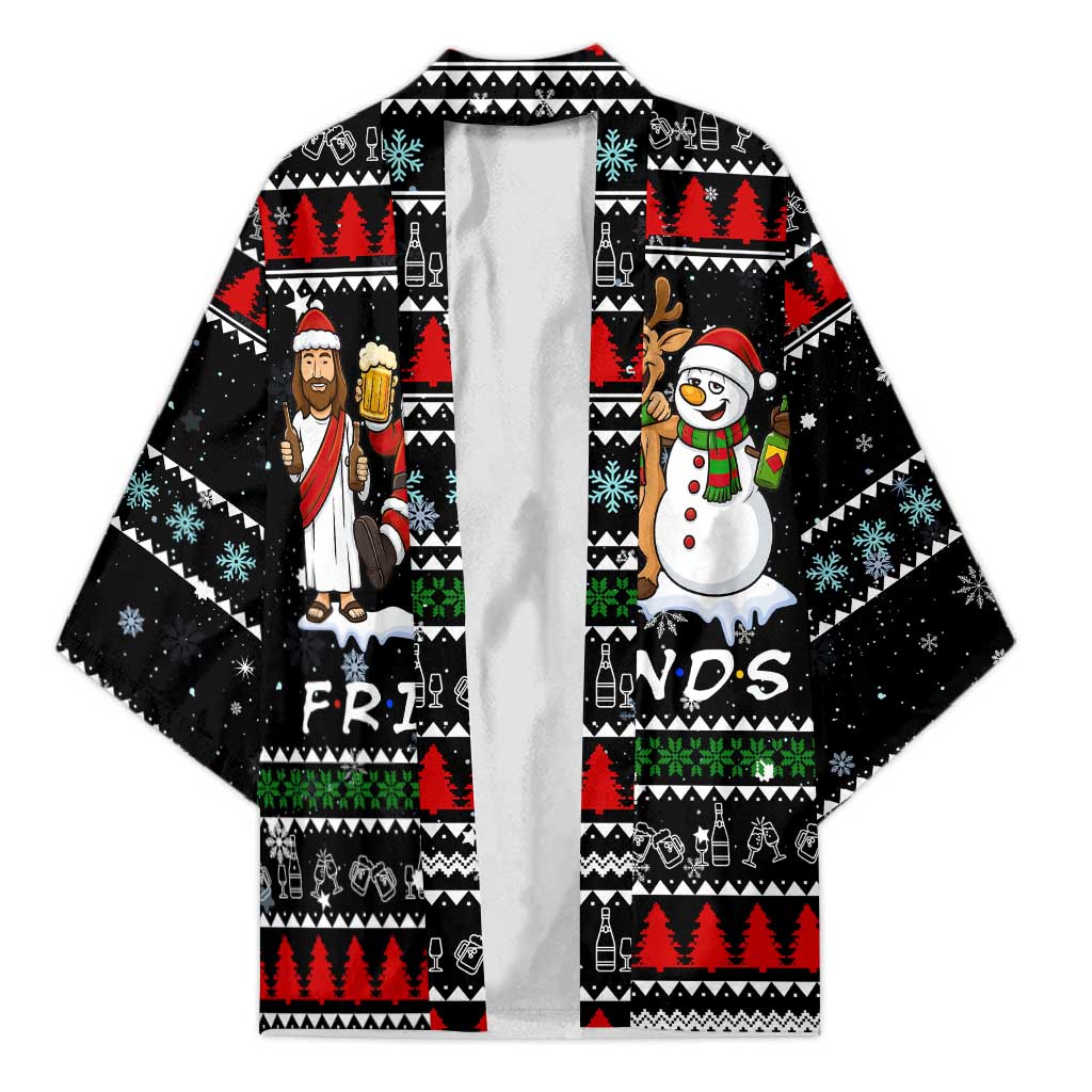Santa Claus Jesus Friend of Christmas Kimono Xmas Holiday Patterns - Wonder Print Shop