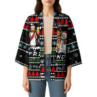 Santa Claus Jesus Friend of Christmas Kimono Xmas Holiday Patterns - Wonder Print Shop