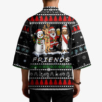 Santa Claus Jesus Friend of Christmas Kimono Xmas Holiday Patterns - Wonder Print Shop